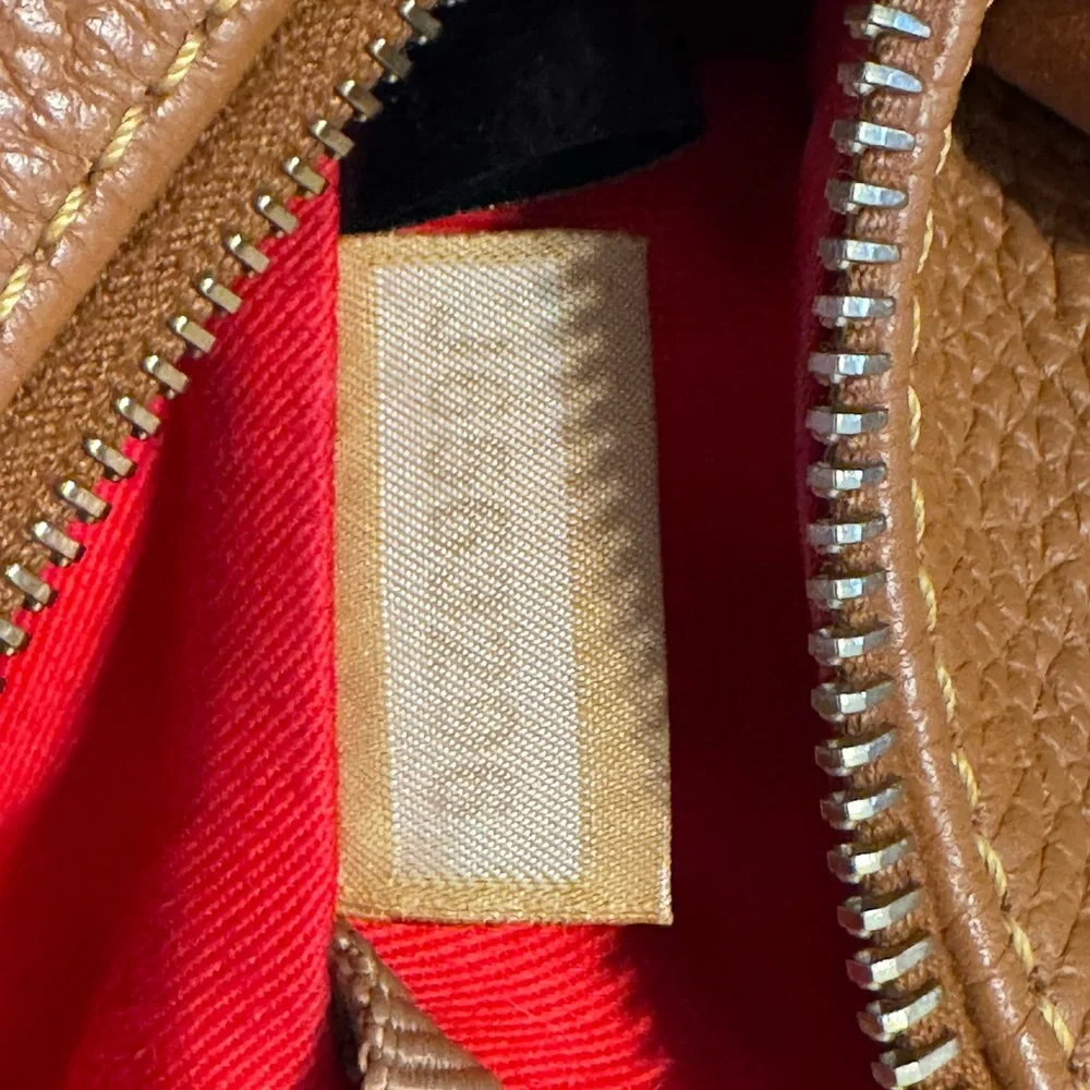 Dooney & Bourke Brown Leather Satchel - Picture 8 of 8